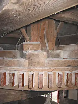 Spoorwiel aan koningsspil