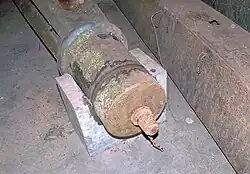 Taats bovenas van molen De Korenbloem