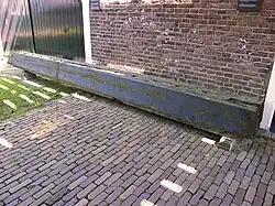 Deel van een houten roe