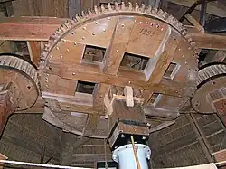 Spoorwiel met buisspil