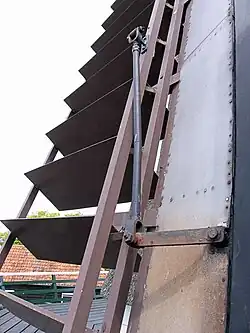 Treklat voor de kleppen