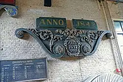 Baard in molen De Valk van de voormalige houtzaagmolen Ons Genoegen in Alblasserdam