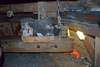 Voeghouten kruiwerk en vangbalk