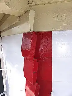 Weegplanken gemaakt van oude voorzoom