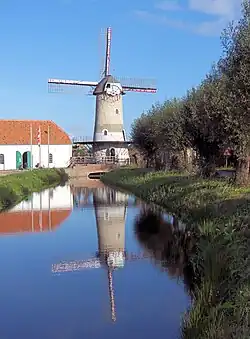 Molenloop (voorzijde waterraderen)