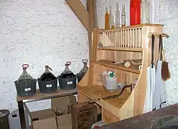 Strooptafel met kaak en koekenmes