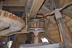 Spoorwiel met steenschijfloop