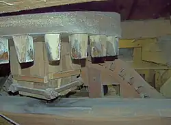 Bonkelaar voor aandrijving koningsspil