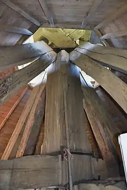 Standerd met zetel en kruisplaat