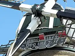 Roewiggen vastgezet met spitijzers (Oog in 't Zeil)