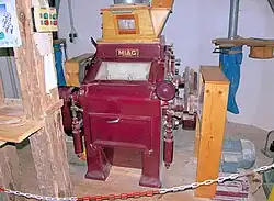 Walsenstoel voor de fijnmaalderij