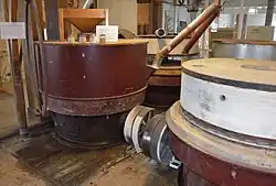 Maalkoppels met afzuiging van het meel