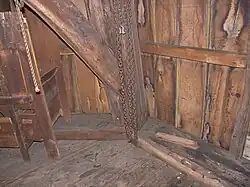 Achtkantstijl op ondertafelement