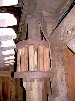 Lantaarnwiel Standerdmolen Ter Haar