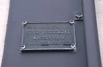 Roeplaatje van de Teunismolen