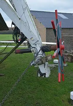 Kruiwiel dat zowel handmatig als elektrisch bediend kan worden