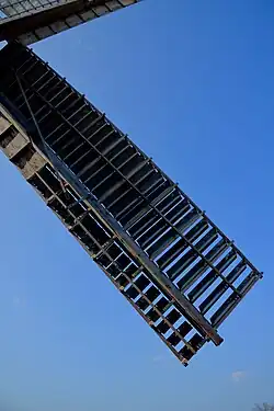 Zelfzwichting ook op windborden bij Windmühle Messlingen