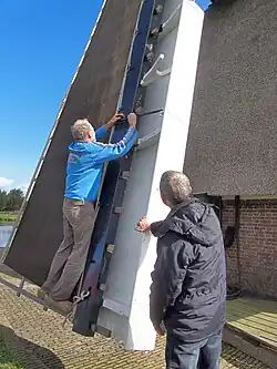 Fokwieken handmatig opengezet