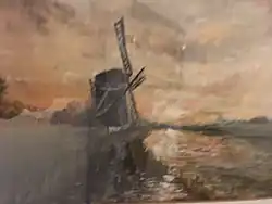 Molen bij het water, 1909