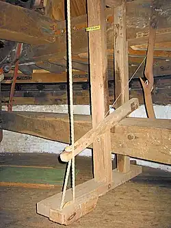 Kneppel en hangereel van De Nieuwe Molen