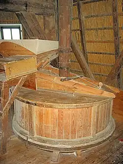 Maalstoel met consumptiekoppel