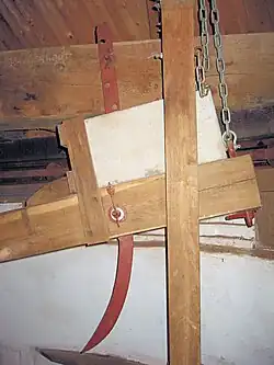 Verzwaarde vangbalk met haak