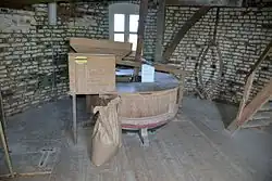 Maalkoppel op steenzolder