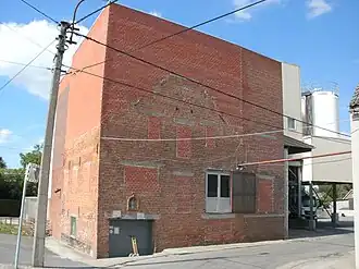 Vooraanzicht van de Molens Van Sande in Bambrugge