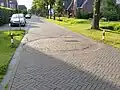 Molgoot als verkeersdrempel