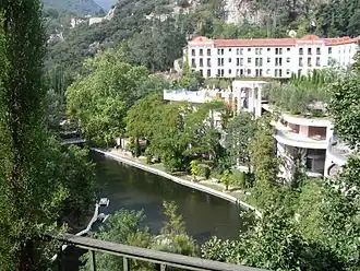 Gezicht op Molitg-les-Bains