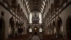 Achterzijde kerkschip