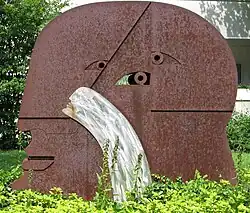 Kopf 73 (1973), Skulpturenensemble Moltkeplatz Essen in Essen