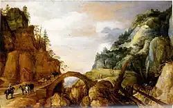 Berglandschap (met Jan Brueghel de Oude)