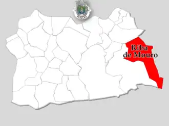 Kaart van Riba de Mouro