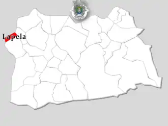 Kaart van Lapela