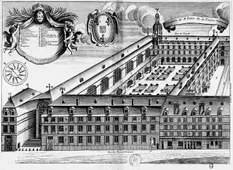 Klooster der Blancs-Manteaux, afgebroken in 1796