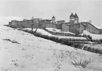Het klooster vanuit het zuiden