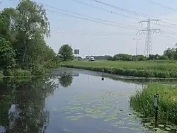 Monding van de Loet ten noorden van de rotonde N210/Breekade