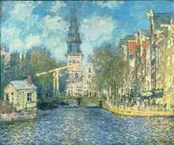 Zuiderkerk, door Claude Monet, 1874