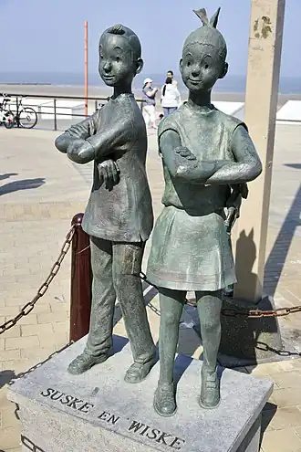 Suske en Wiske, stripstandbeelden Middelkerke