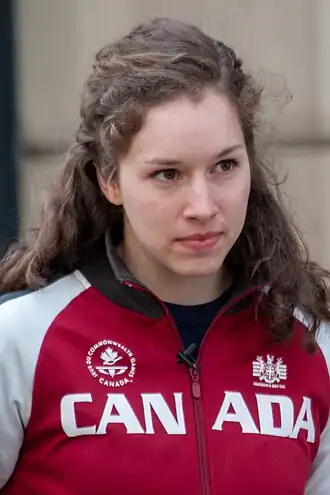 Sullivan in haar geboortestad Calgary, 2012.