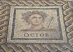 Detail Monnus-mozaïek