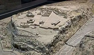 Mont-Dauphine omstreeks 1709, op de voorgrond het zuidfront