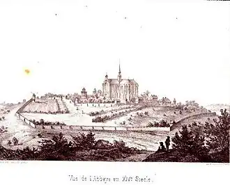 Mont-Saint-Éloi in de 14de eeuw