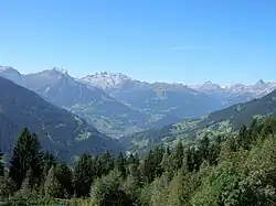 Uitzicht in de vallei