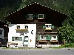 Type I Montafonerhaus in Partenen (Gaschurn)