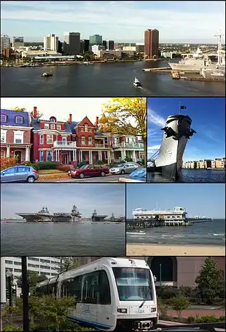 Een collage van Norfolk