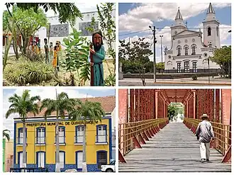 Beelden uit Quixeramobim. De brug rechtsonder is een Belgische constructie van de Compagnie Centrale de Construction