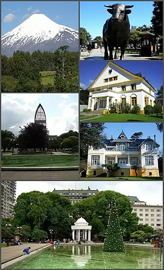 Een collage van Osorno