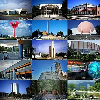 Een collage van Ciudad Victoria